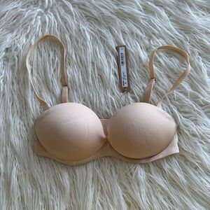 Skims Ultimate Push Up Strapless Bra Sand Size 30C